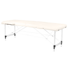 Skladací masážny stôl hliníkový Comfort Activ Fizjo 2 segment cream