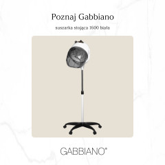 Gabbiano stojaca sušička 1600 jednorýchlostná biela