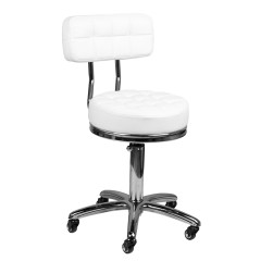 Kozmetická stolička AM-877 biela