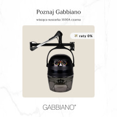 Závesná sušička Gabbiano 1600A s jednou rýchlosťou čierna
