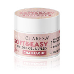 Claresa Soft&amp;Easy stavební gel šampaňské 12g 