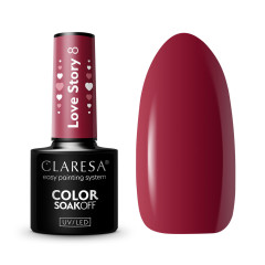 CLARESA LOVE STORY Hybridní lak 8 - 5g