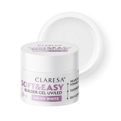 Claresa builder gel Soft&amp;Easy gel mléčně bílý 12g 