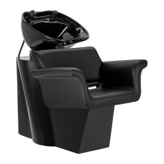 Kadeřnická umývadlová skrinka Gabbiano Lucca čierna