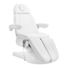 Kozmetické kreslo Azzurro Lux pedi 3m biele