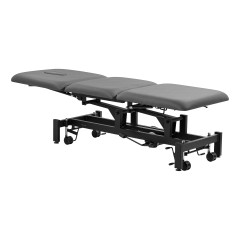 Hydraulický rehabilitačný stôl na masáž a fyzioterapiu Balance Solidum 3 sivý