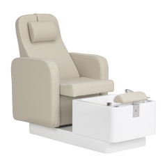 Kozmetické kreslo SPA na pedikúru Sillon Elysia krémový