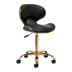 Kozmetická stolička Gabbiano Q-4599G čierna V2