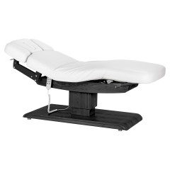 Ležadlo Sillon Relax SPA, biel&eacute; s čiernou z&aacute;kladňou