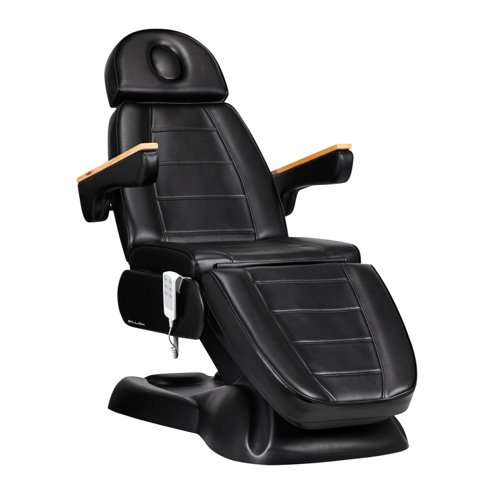 Elektrické kozmetické kreslo SILLON Lux 273b 3 motory čierne main product photo