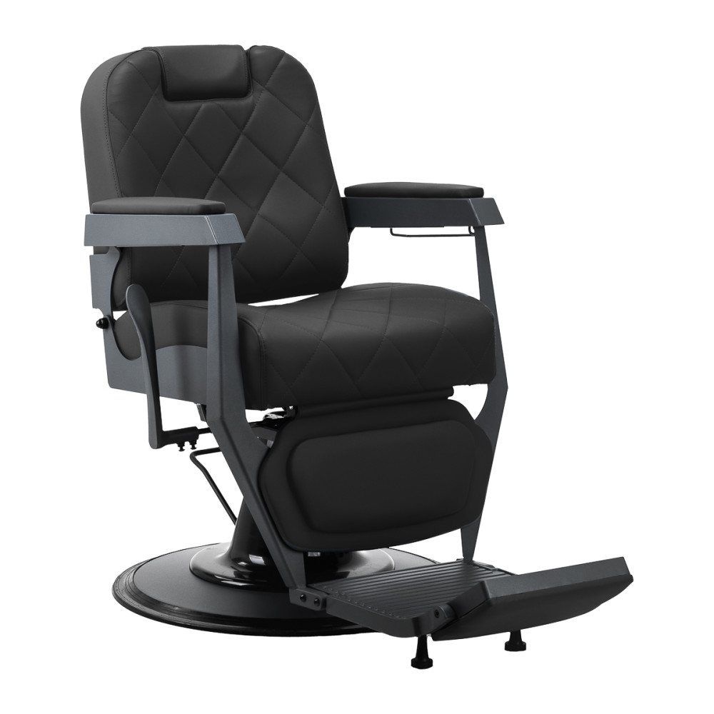 Kadernícke kreslo Gabbiano Bruno s grafitovým rámom čierne main product photo